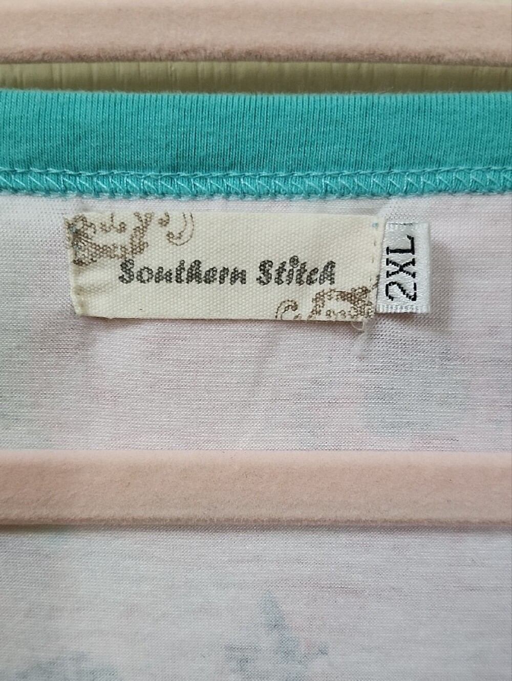 Southern Stitch Multicolor Leopard and Floral Print Tank Top - Picture 2 of 4